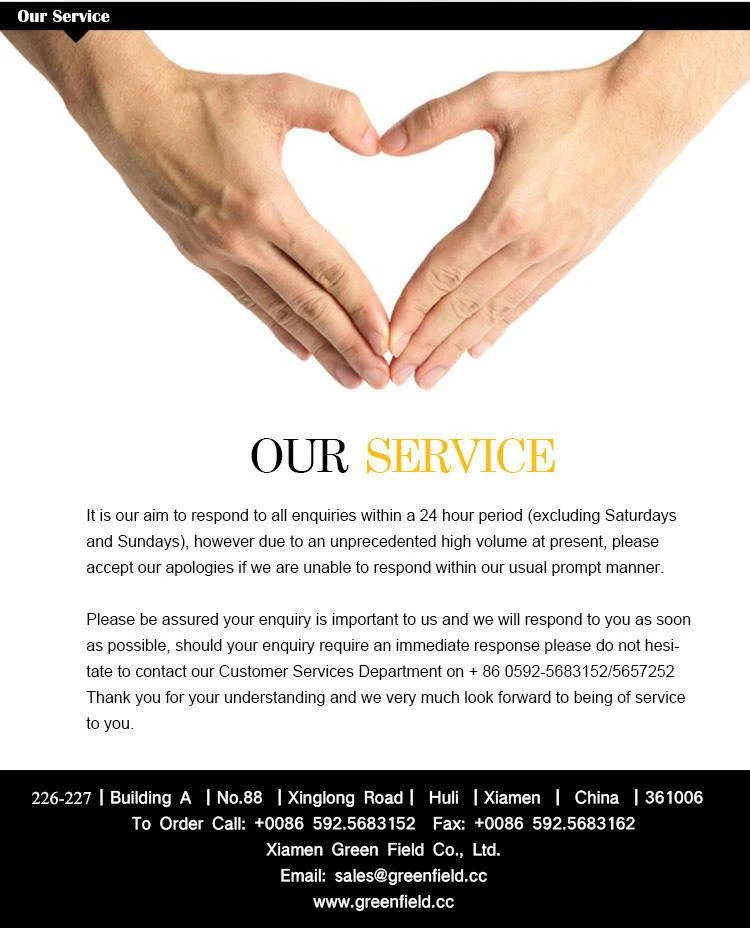 our service