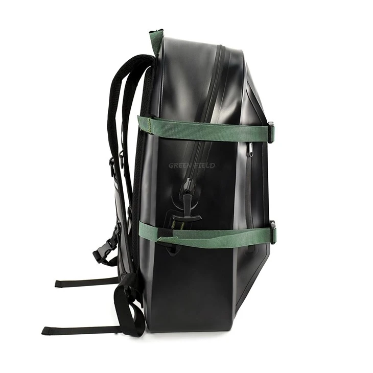 Black TPU Waterproof Bicycle Backpack