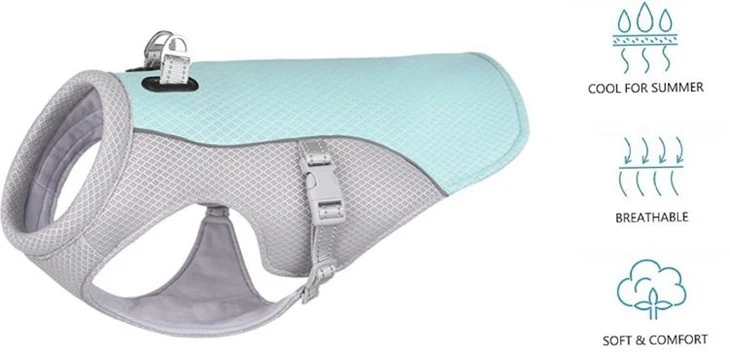 Hot Sales Breathable Microfiber Fabric Dog Cooling Vest Clothes 