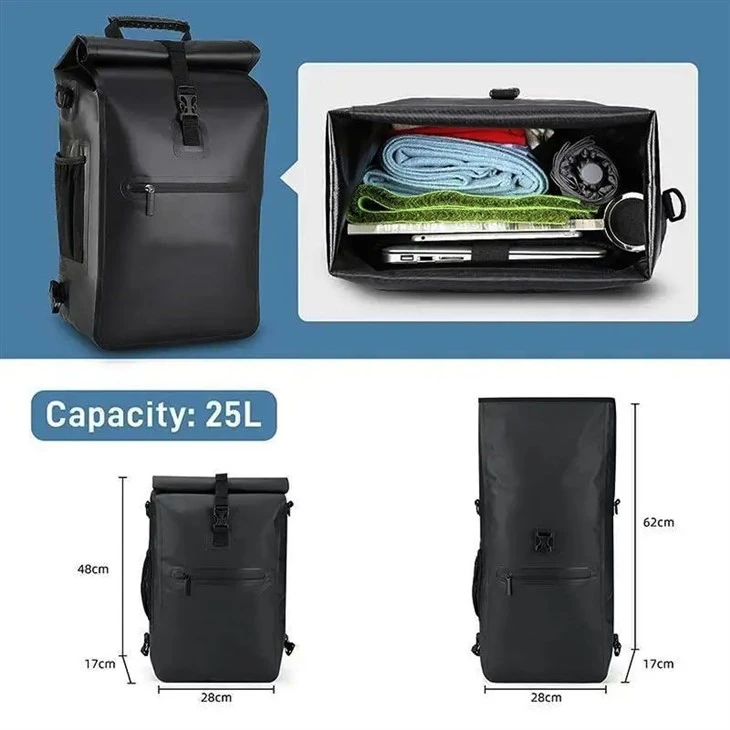 Waterproof Recycled Bike Laptop Bag Factory